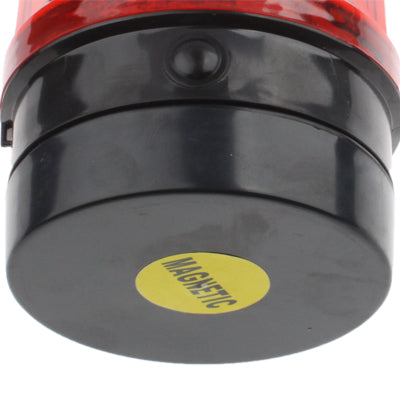 6-LED Flash Strobe Warning Light for Auto Car with Strong Magnetic Base (Red + Black) - In Car by buy2fix | Online Shopping UK | buy2fix