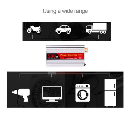 SUVPR DY-8109 500W DC 12V to AC 220V Car Power Inverter with 500mA USB Port & Universal Power Socket - Others by SUVPR | Online Shopping UK | buy2fix