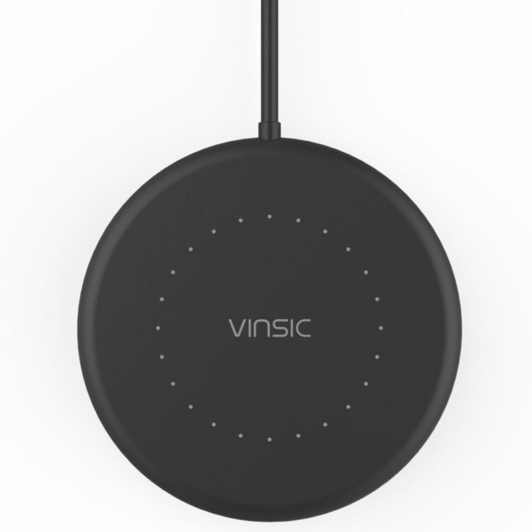 Vinsic 5V 1A Output Mini Extra-slim Qi Standard Wireless Charger Quick Charger - Apple Accessories by VINSIC | Online Shopping UK | buy2fix