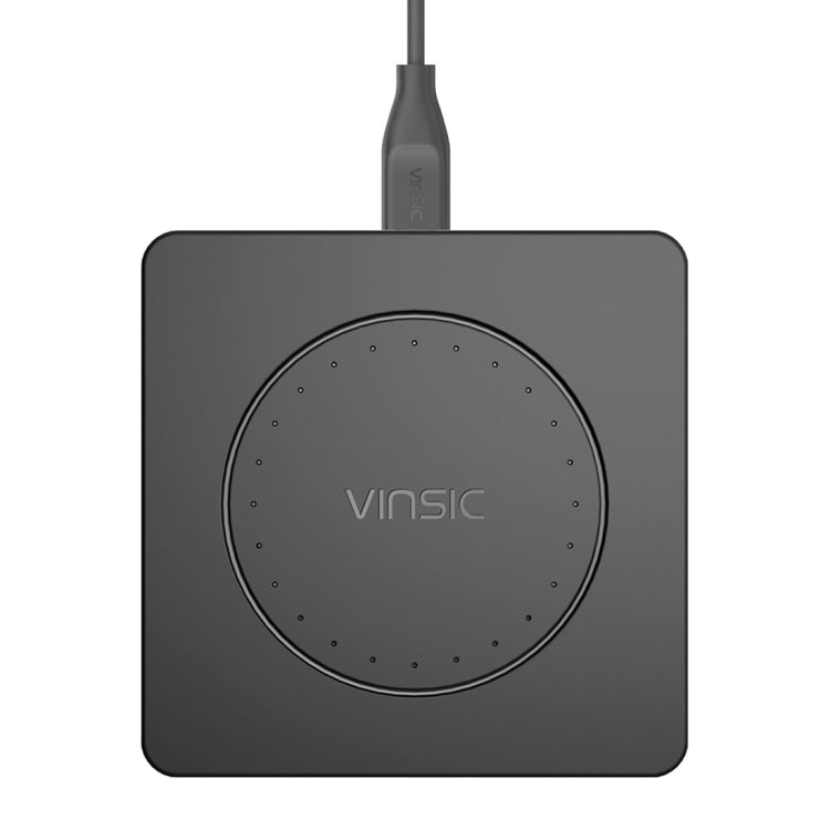 Vinsic 5V 1A Output Qi Standard Portable Wireless Charger Pad - Apple Accessories by VINSIC | Online Shopping UK | buy2fix