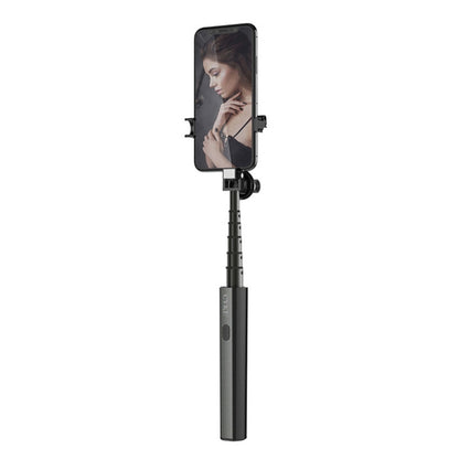 CYKE P9 Universal Stretchable Hidden One-piece Wireless Bluetooth Selfie Stick(Black) - Selfie Sticks by CYKE | Online Shopping UK | buy2fix