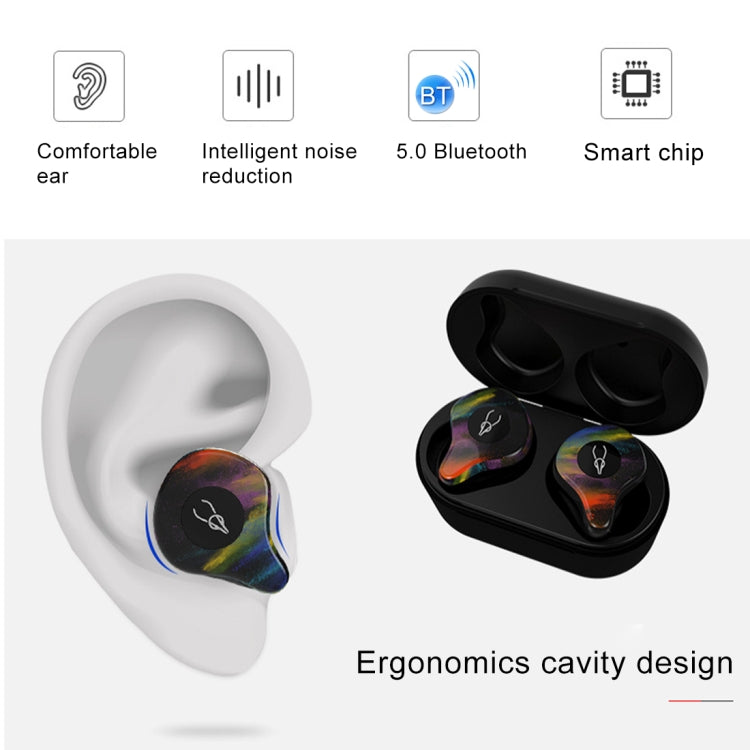 SABBAT X12PRO Mini Bluetooth 5.0 In-Ear Stereo Earphone with Charging Box, For iPad, iPhone, Galaxy, Huawei, Xiaomi, LG, HTC and Other Smart Phones(Blooming) - Bluetooth Earphone by Sabbat | Online Shopping UK | buy2fix