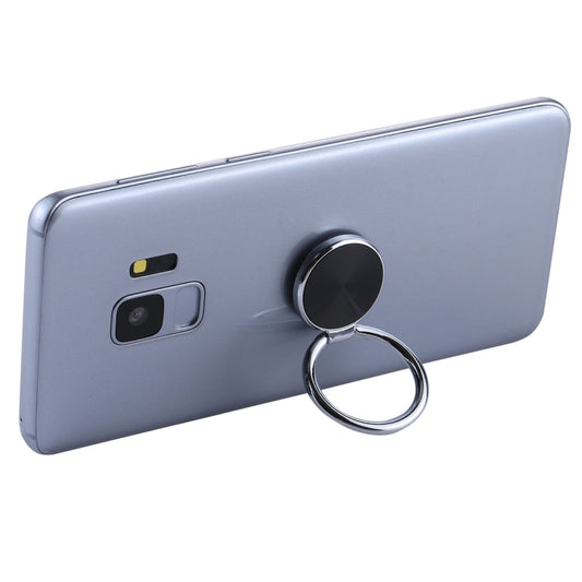 Universal CD Pattern Metal Mobile Phone Ring Holder(Black) - Ring Holder by buy2fix | Online Shopping UK | buy2fix