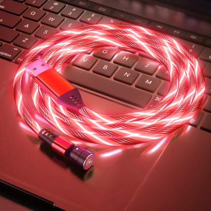 2.4A 540 Degree Bendable Streamer Magnetic Data Cable without Magnetic Head, Cable Length: 1m (Red) - Mobile Accessories by buy2fix | Online Shopping UK | buy2fix