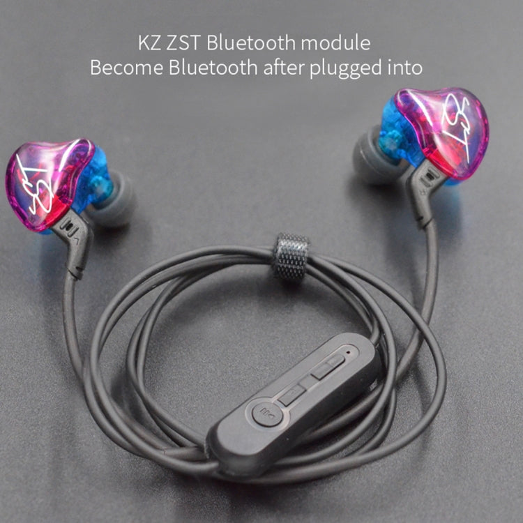 KZ ZST 85cm Bluetooth 4.2 Wireless Advanced Upgrade Module Earphone Cable(Black) - Apple Accessories by buy2fix | Online Shopping UK | buy2fix