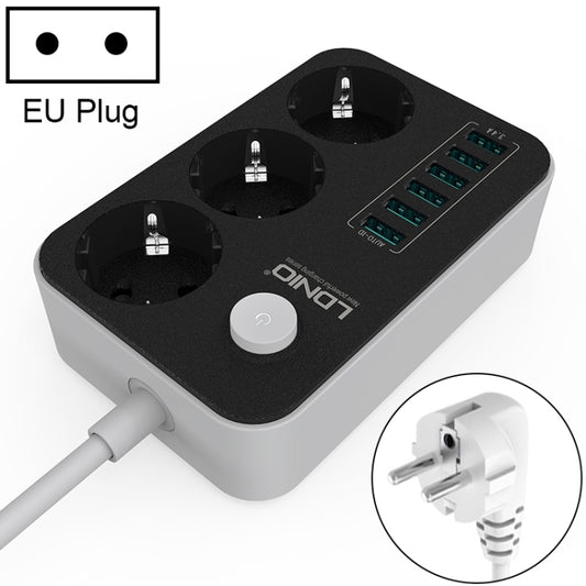 LDNIO SE3631 3.4A 6 x USB Ports Multi-function Travel Home Office Socket, Cable Length: 1.6m, EU Plug - Consumer Electronics by LDNIO | Online Shopping UK | buy2fix