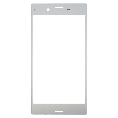 Front Screen Outer Glass Lens for Sony Xperia XZ(Silver) - Repair & Spare Parts by buy2fix | Online Shopping UK | buy2fix