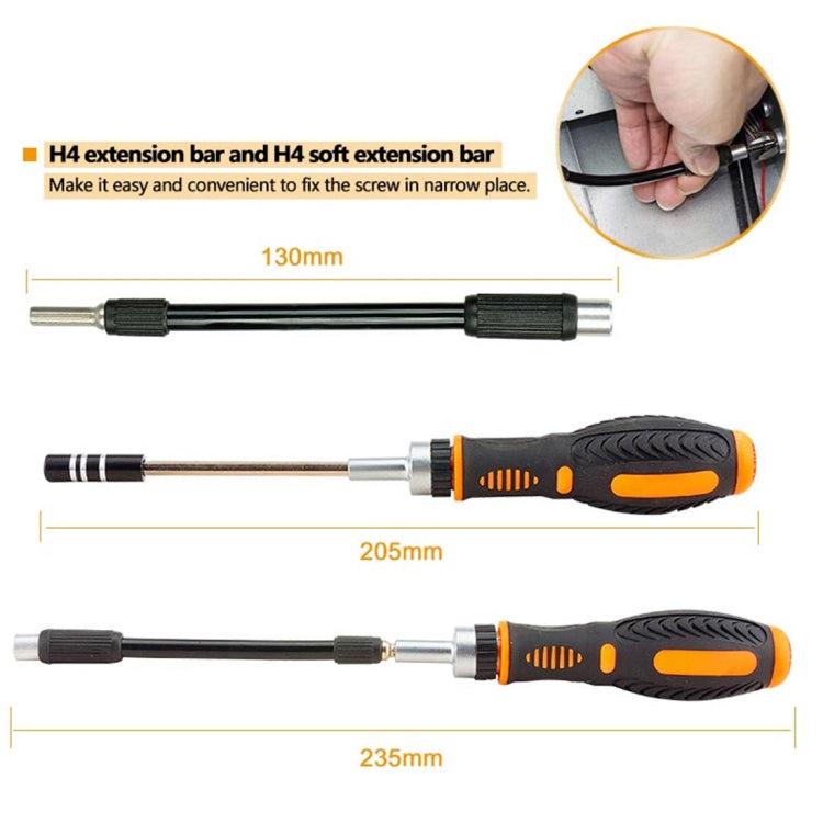 JAKEMY JM-6113 73 in 1 Household Hardware Screwdriver Repair Tool Set - Screwdriver Set by JIAFA | Online Shopping UK | buy2fix