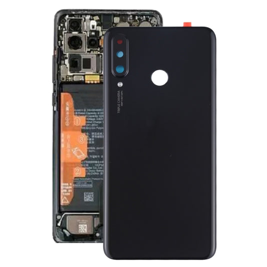 Original Battery Back Cover with Camera Lens for Huawei P30 Lite (48MP)(Black) - Repair & Spare Parts by buy2fix | Online Shopping UK | buy2fix