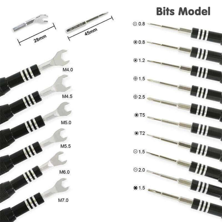 JAKEMY JM-8158 34 in 1 Multipurpose Screwdriver Set Hardware Repair Tool - Screwdriver Set by JAKEMY | Online Shopping UK | buy2fix