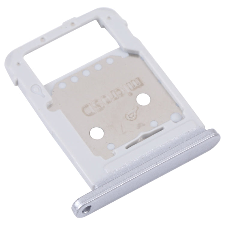 SIM Card Tray + Micro SD Card Tray for Samsung Galaxy Tab S7 FE SM-T736(Silver) - Repair & Spare Parts by buy2fix | Online Shopping UK | buy2fix