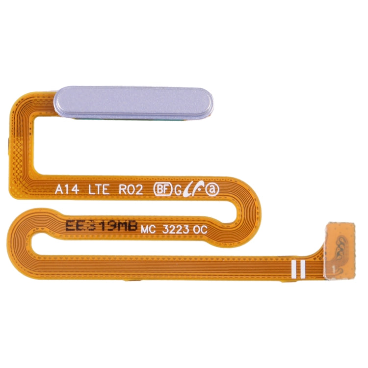 For Samsung Galaxy A14 SM-A145F Original Fingerprint Sensor Flex Cable (Silver) - Flex Cable by buy2fix | Online Shopping UK | buy2fix