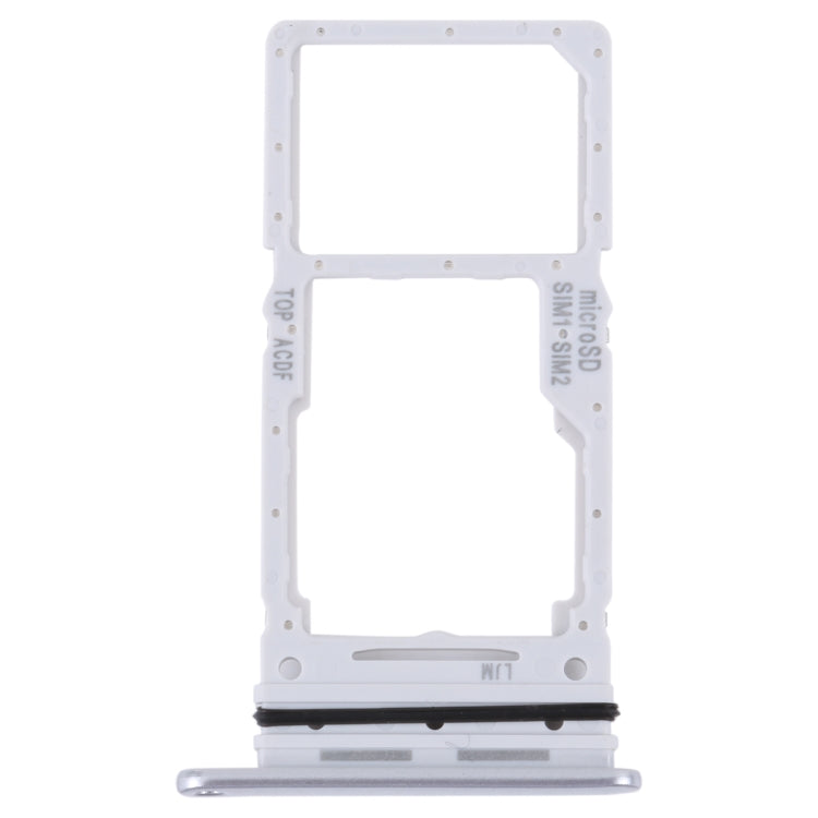 For Samsung Galaxy A34 SM-A346 Original SIM Card Tray + SIM / Micro SD Card Tray (Silver) - Repair & Spare Parts by buy2fix | Online Shopping UK | buy2fix