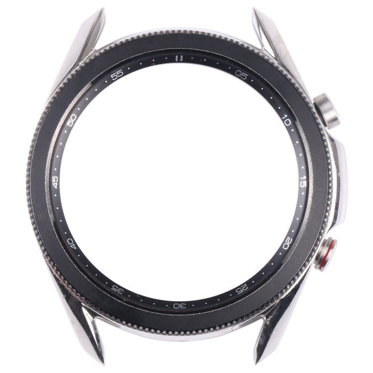 Original LCD Screen Frame Bezel Plate For Samsung Galaxy Watch 3 45mm SM-R840 (Silver) - For Samsung by buy2fix | Online Shopping UK | buy2fix