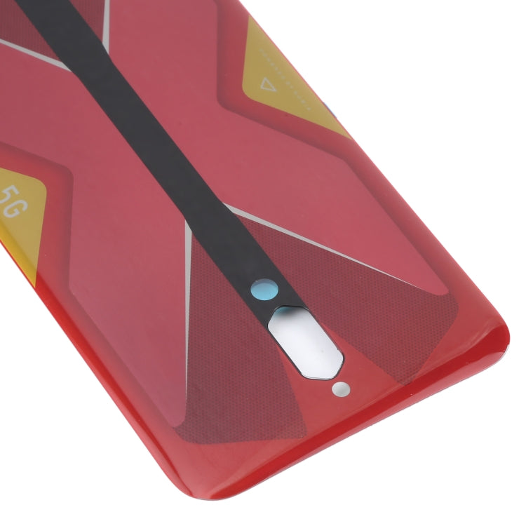 Battery Glass Back Cover for ZTE Nubia Red Magic 5G NX659J(Red) - For ZTE by buy2fix | Online Shopping UK | buy2fix