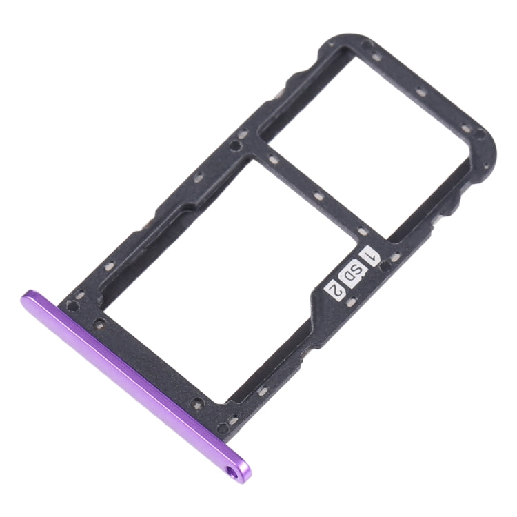 For Lenovo Z5 L78011 SIM Card Tray + SIM Card Tray / Micro SD Card Tray (Purple) - Repair & Spare Parts by buy2fix | Online Shopping UK | buy2fix