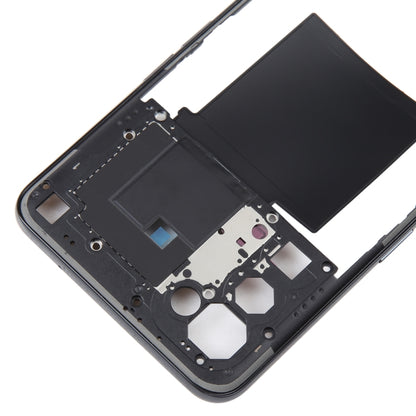 For OPPO Find X3 Lite Original Middle Frame Bezel Plate (Black) - Frame Bezel Plate by buy2fix | Online Shopping UK | buy2fix