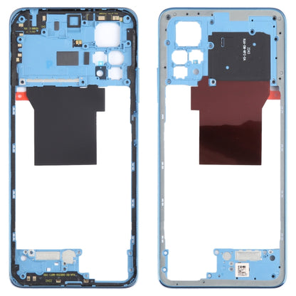 For Xiaomi Redmi Note 12 Pro 4G Original Middle Frame Bezel Plate (Blue) - Frame Bezel Plate by buy2fix | Online Shopping UK | buy2fix