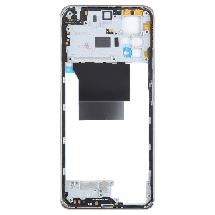 For Xiaomi Redmi Note 12 Pro 4G Original Middle Frame Bezel Plate (Silver) - Frame Bezel Plate by buy2fix | Online Shopping UK | buy2fix