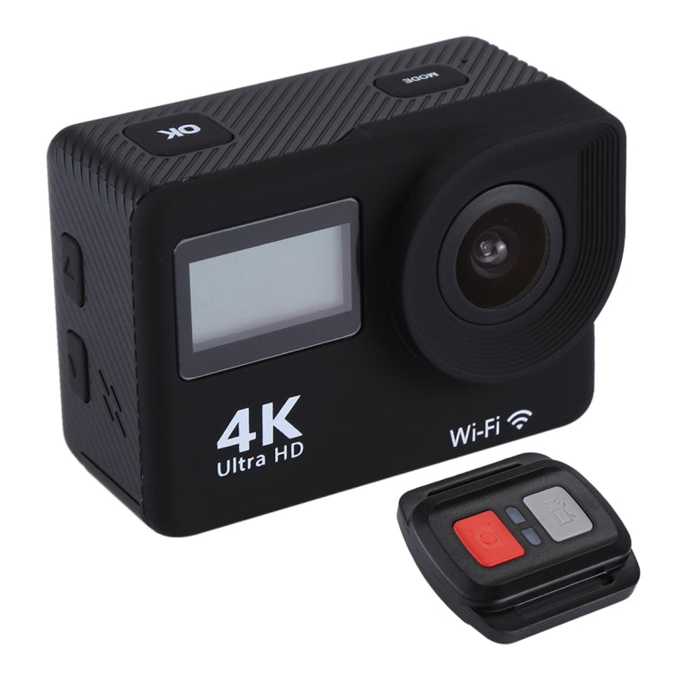 S300 HD 4K WiFi 12.0MP Sport Camera with Remote Control & 30m Waterproof Case, 2.0 inch LTPS Touch Screen + 0.66 inch Front Display, Generalplus 4248, 170 Degree A Wide Angle Lens(Black) - DJI & GoPro Accessories by buy2fix | Online Shopping UK | buy2fix