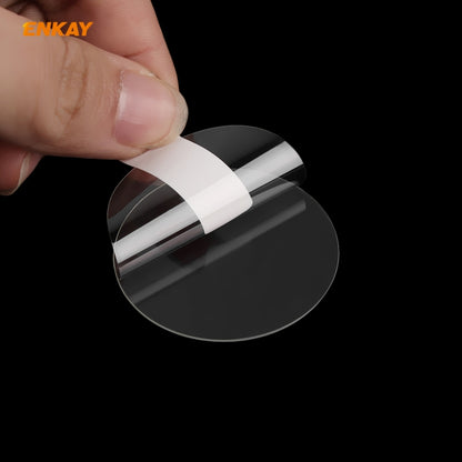 For Garmin Forerunner 45 / 45S 2 PCS ENKAY Hat-Prince 0.2mm 9H 2.15D Curved Edge Tempered Glass Screen Protector  Watch Film - Screen Protector by ENKAY | Online Shopping UK | buy2fix