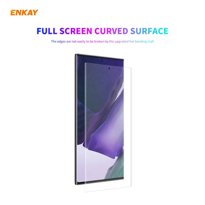 For Samsung Galaxy Note 20 Ultra 2 PCS ENKAY Hat-Prince 3D Full Screen PET Curved Hot Bending HD Screen Protector Soft Film(Transparent) - For Samsung by ENKAY | Online Shopping UK | buy2fix