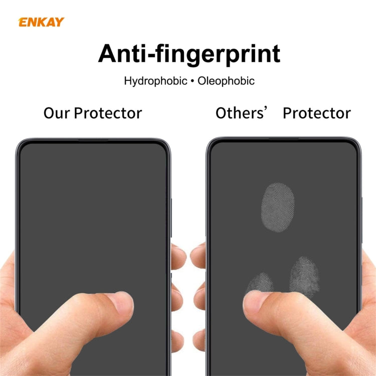 For Samsung Galaxy A52 5G / 4G ENKAY Hat-Prince Full Glue 0.26mm 9H 2.5D Tempered Glass Full Coverage Film - Galaxy A52 5G Tempered Glass by ENKAY | Online Shopping UK | buy2fix