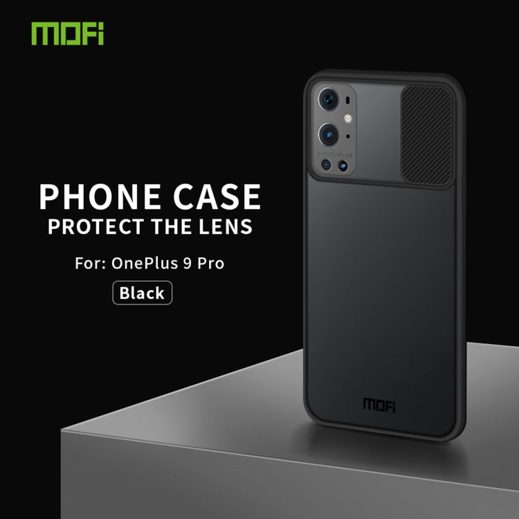 For OnePlus 9 Pro MOFI Xing Dun Series Translucent Frosted PC + TPU Privacy Anti-glare Shockproof All-inclusive Protective Case(Black) - OnePlus Cases by MOFI | Online Shopping UK | buy2fix