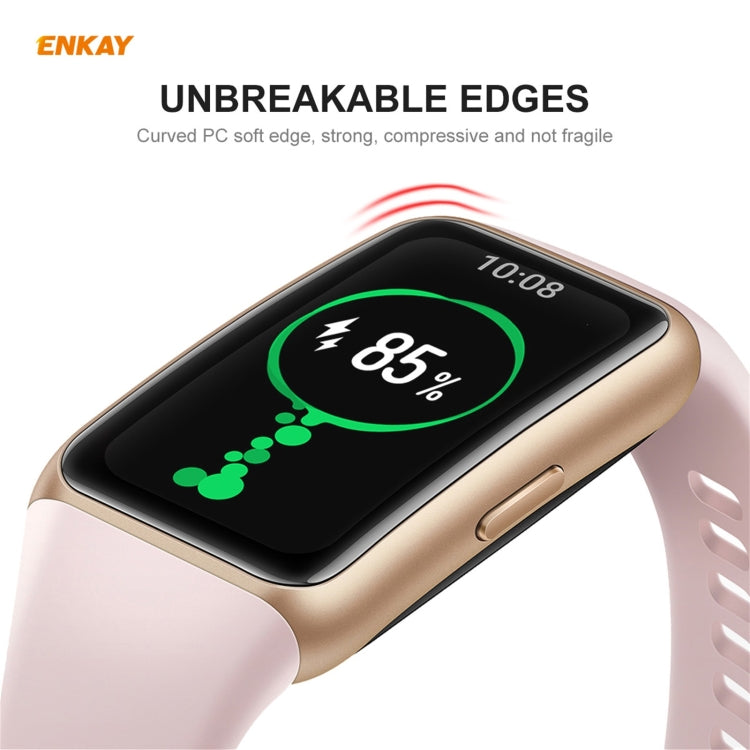 For Huawei Band 6 / Honor Band 6 2 PCS ENKAY Hat-Prince 3D Full Screen Soft PC Edge + PMMA HD Screen Protector Film - Screen Protector by ENKAY | Online Shopping UK | buy2fix