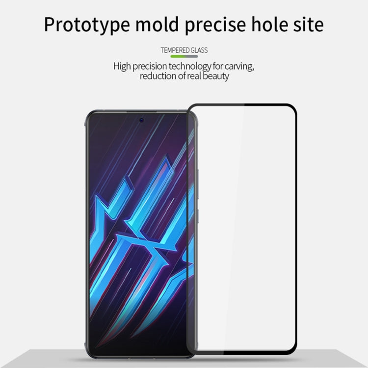 For Nubia Red Magic 6R PINWUYO 9H 2.5D Full Screen Tempered Glass Film(Black) - Others by PINWUYO | Online Shopping UK | buy2fix