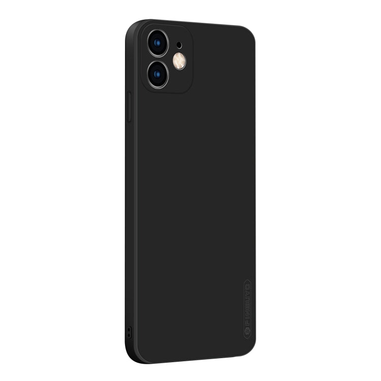 For iPhone 11 PINWUYO Sense Series Liquid Silicone TPU Mobile Phone Case (Black) - iPhone 11 Cases by PINWUYO | Online Shopping UK | buy2fix