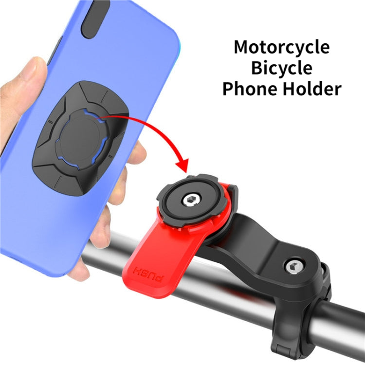 HL-143A Mountain Bike Bicycle Motorcycle Adjustable Handlebar Navigation Phone Holder Mount - Holders by buy2fix | Online Shopping UK | buy2fix