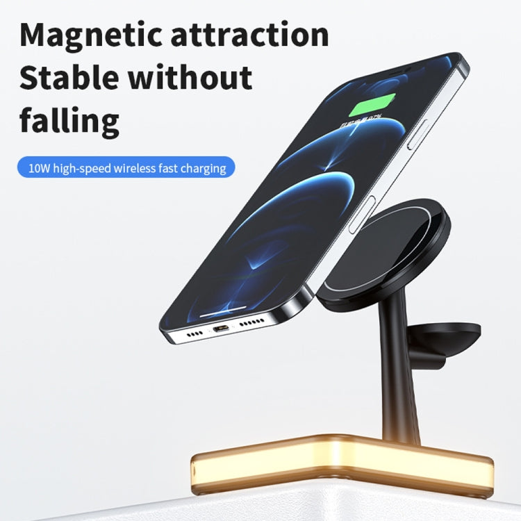 WX-991 Magnetic 4 in 1 Wireless Charger for iPhone / iWatch / AirPods or other Smart Phones(Black) - Apple Accessories by buy2fix | Online Shopping UK | buy2fix