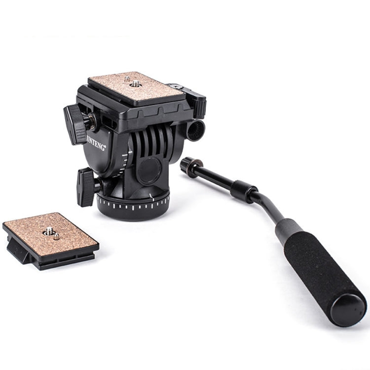 YUNTENG YT-950 Heavy Duty Tripod Action Fluid Drag Head with Quick Mount Plate - Tripod Heads by YUNTENG | Online Shopping UK | buy2fix