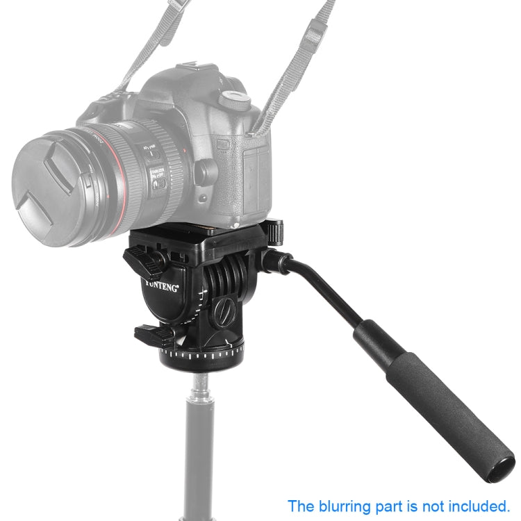 YUNTENG YT-950 Heavy Duty Tripod Action Fluid Drag Head with Quick Mount Plate - Tripod Heads by YUNTENG | Online Shopping UK | buy2fix