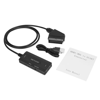 1080P HDMI to SCART Audio Video Converter -  by buy2fix | Online Shopping UK | buy2fix