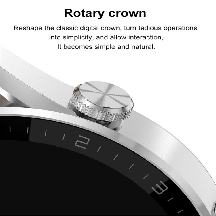 DT3 Mini 1.19 inch Steel Watchband Color Screen Smart Watch(Black) - Smart Wear by buy2fix | Online Shopping UK | buy2fix