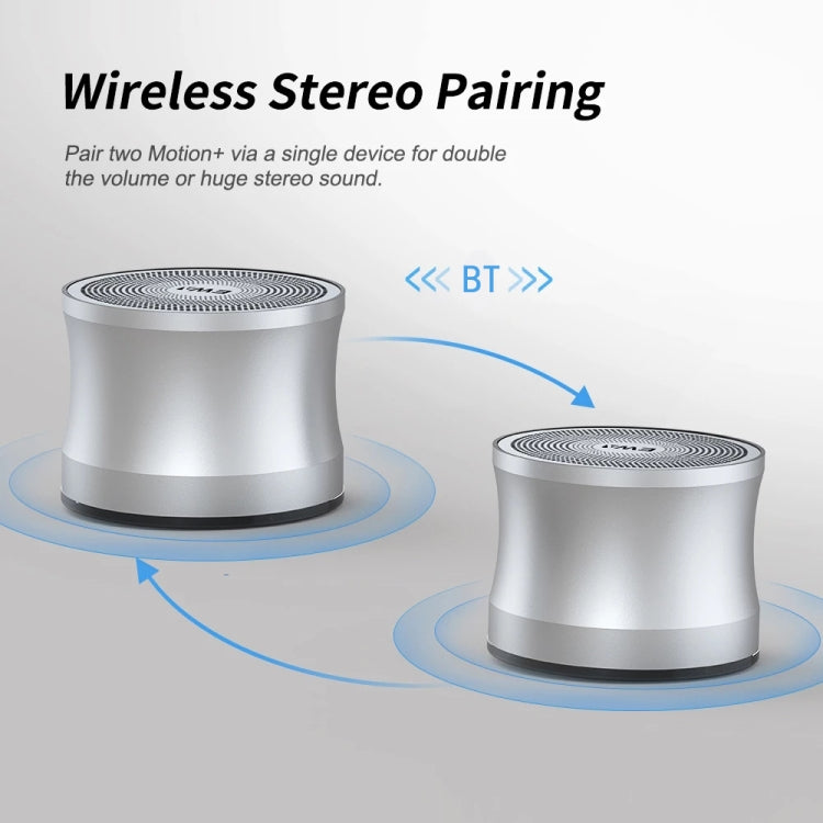 EWA A109+ TWS Stereo Portable Metal Bluetooth Speaker(Rose Gold) - Mini Speaker by EWA | Online Shopping UK | buy2fix