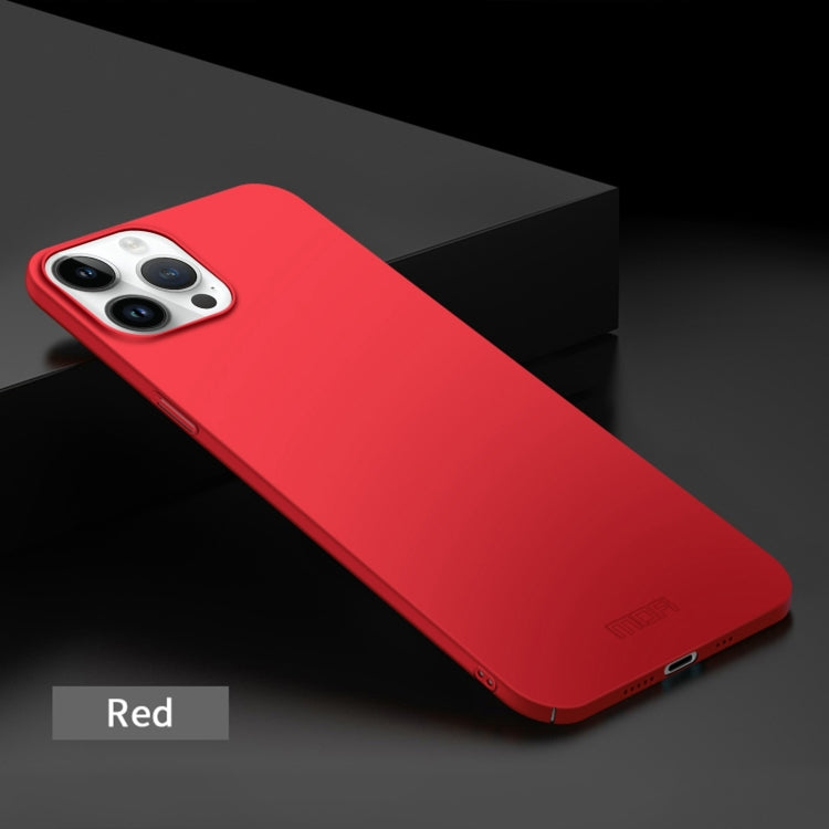 For iPhone 14 Pro MOFI Frosted PC Ultra-thin Hard Case (Red) - iPhone 14 Pro Cases by MOFI | Online Shopping UK | buy2fix