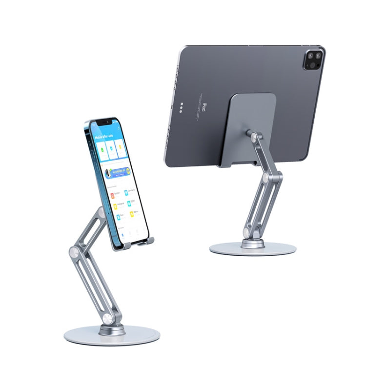 BONERUY L08 Tablet Phone Riser Bracket Foldable Long Arm Pad Mobile Holder Rack - Desktop Holder by BONERUY | Online Shopping UK | buy2fix