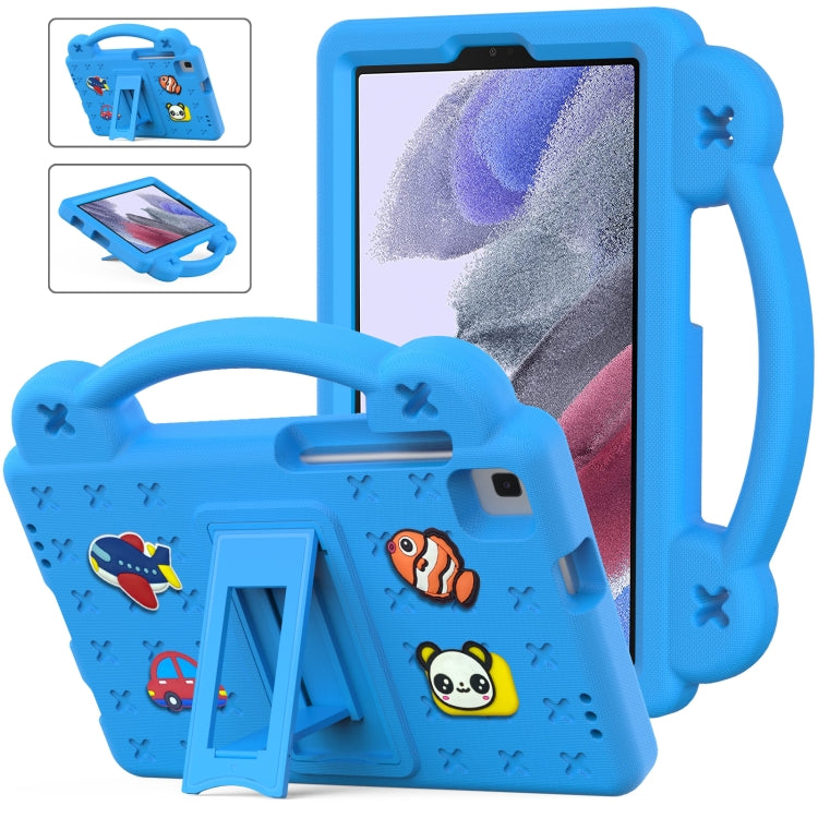 For Samsung Galaxy Tab A7 Lite 8.7 2021 T220/T225 Handle Kickstand Children EVA Shockproof Tablet Case(Sky Blue) - Samsung Accessories by buy2fix | Online Shopping UK | buy2fix