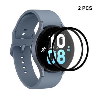 2 PCS For Samsung Galaxy Watch5 44mm ENKAY 9H Full Cover Tempered Glass Watch Film - Screen Protector by ENKAY | Online Shopping UK | buy2fix