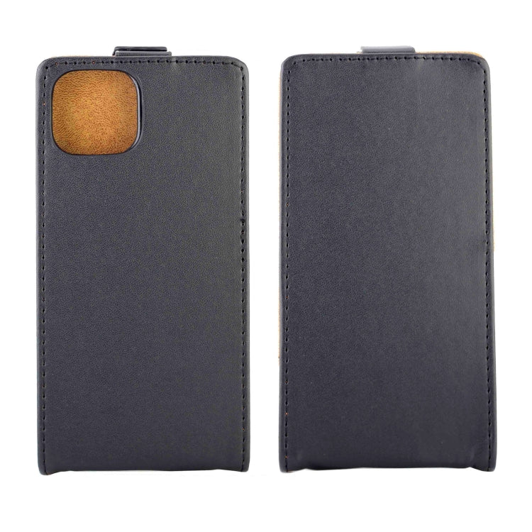 For iPhone 14 Vertical Flip Leather Phone Case with Card Slot(Black) - iPhone 14 Cases by buy2fix | Online Shopping UK | buy2fix