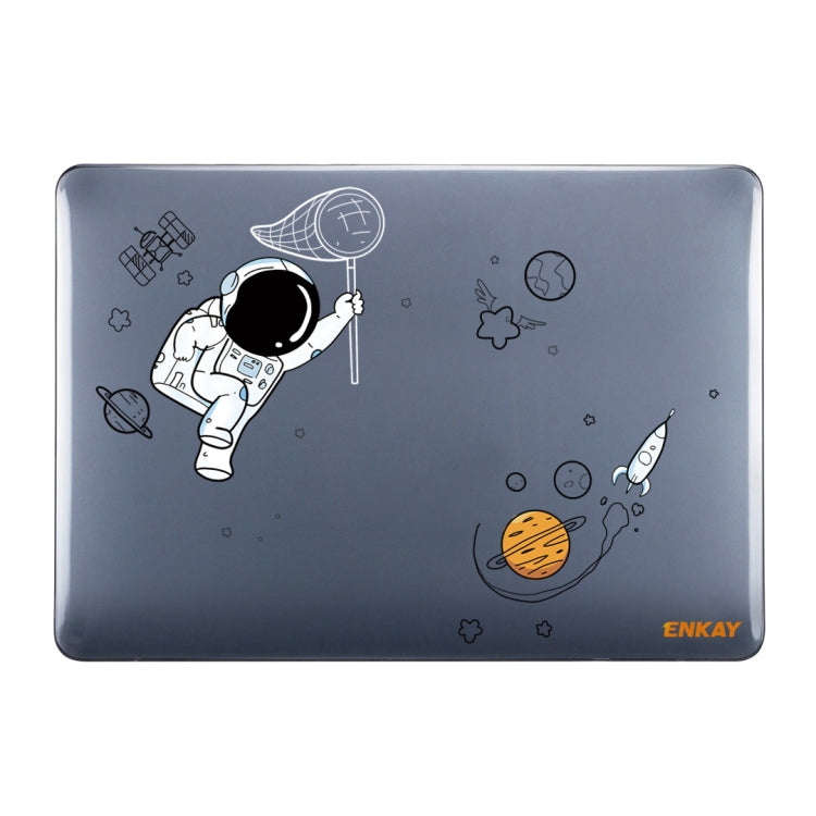 For MacBook Pro 16.1 A2141 ENKAY Hat-Prince 3 in 1 Spaceman Pattern Laotop Protective Crystal Case with TPU Keyboard Film / Anti-dust Plugs, Version:EU(Spaceman No.2) - MacBook Pro Cases by ENKAY | Online Shopping UK | buy2fix