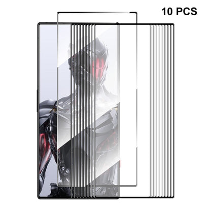 For ZTE Nubia Red Magic 8 Pro / 8 Pro+ 10pcs ENKAY Hat-Prince Full Glue 0.26mm 9H 2.5D Tempered Glass Full Film - ZTE Tempered Glass by ENKAY | Online Shopping UK | buy2fix