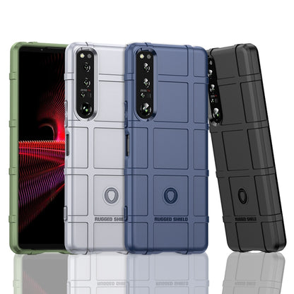 For Sony Xperia 1 V Full Coverage Shockproof TPU Phone Case(Black) - Sony Cases by buy2fix | Online Shopping UK | buy2fix