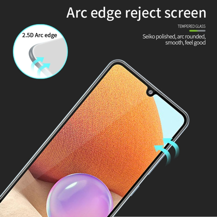 For Samsung Galaxy A34 5G PINWUYO 9H 2.5D Full Screen Tempered Glass Film(Black) - Galaxy Tempered Glass by PINWUYO | Online Shopping UK | buy2fix