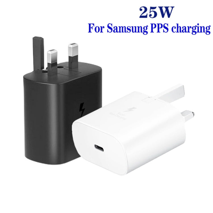 TA800 PD / PPS 25W Type-C Port Charger for Samsung, UK Plug(Black) -  by buy2fix | Online Shopping UK | buy2fix