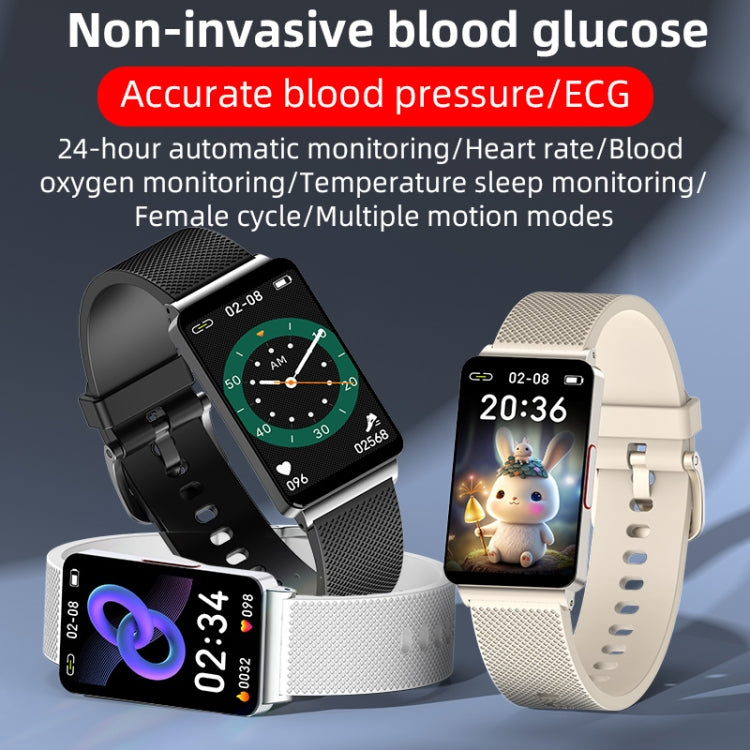 EP08 1.57 inch Color Screen Smart Watch,Support Blood Sugar Monitoring / Heart Rate Monitoring / Blood Pressure Monitoring(Red) - Smart Wear by buy2fix | Online Shopping UK | buy2fix