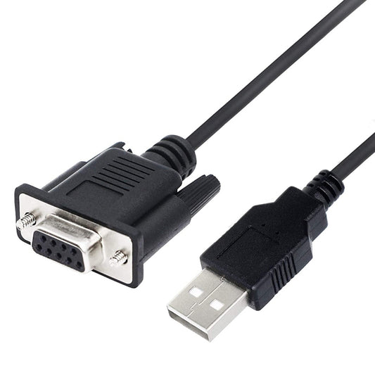 JUNSUNMAY 6 Feet RS232 DB9 Female to USB 2.0 Cable Only Use for Programmable Logic Controller - RS485 / RS232 Series by JUNSUNMAY | Online Shopping UK | buy2fix
